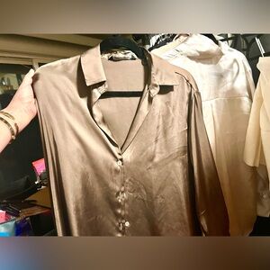 ZARA: Bronze Dress Shirt
